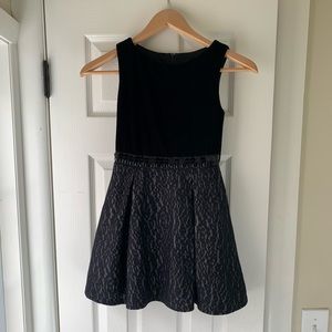 Allie B. Girls Special Occasion velvet, lace & beaded dress